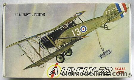 Airfix 1/72 Bristol Fighter F-2B - Craftmaster Issue - (Brisfit  F2B), 7-39 plastic model kit